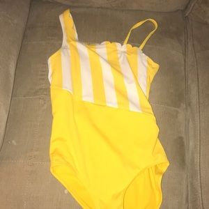 Yellow bathing suit